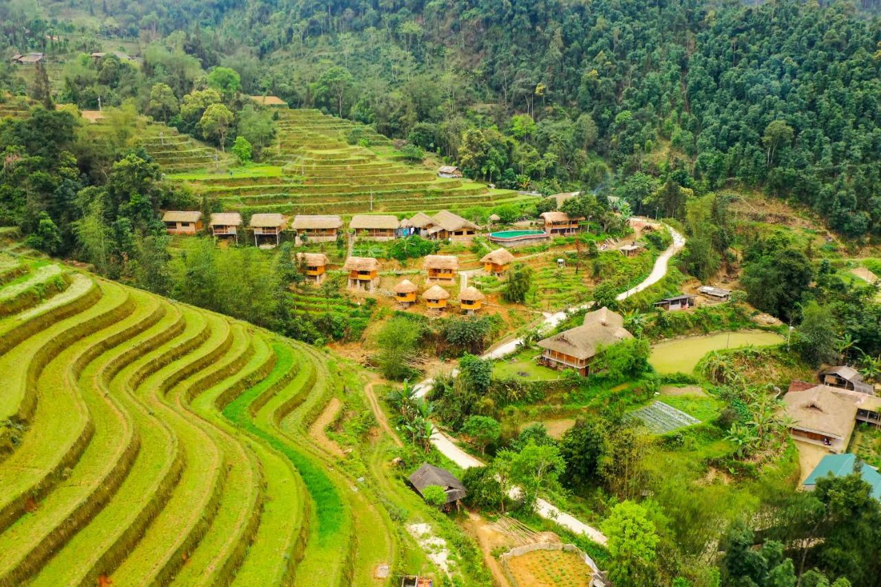 Hoàng Su Phì Bungalow Esterno foto