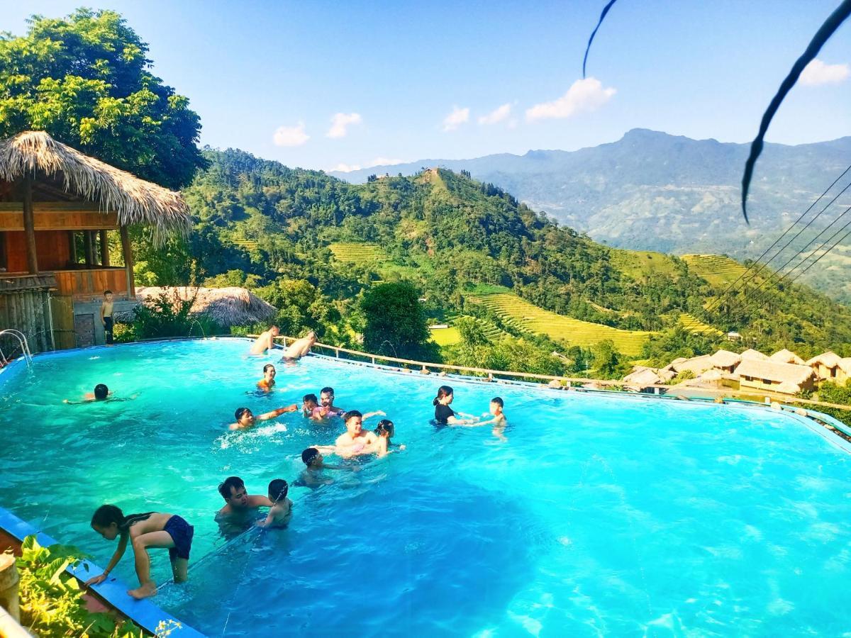 Hoàng Su Phì Bungalow Esterno foto