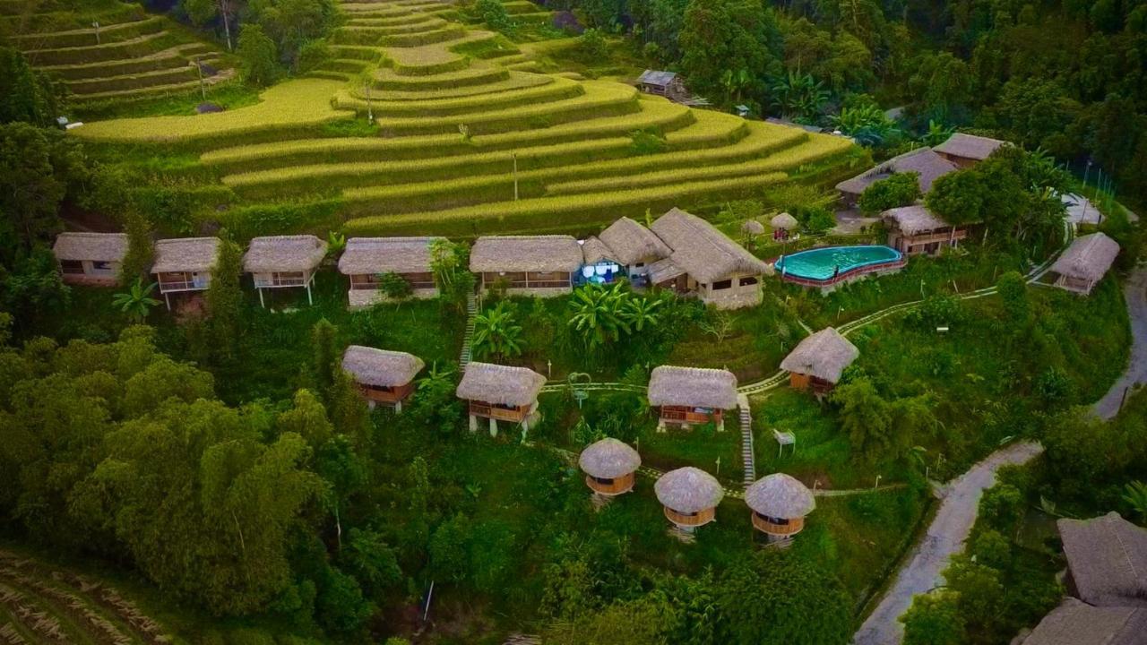 Hoàng Su Phì Bungalow Esterno foto