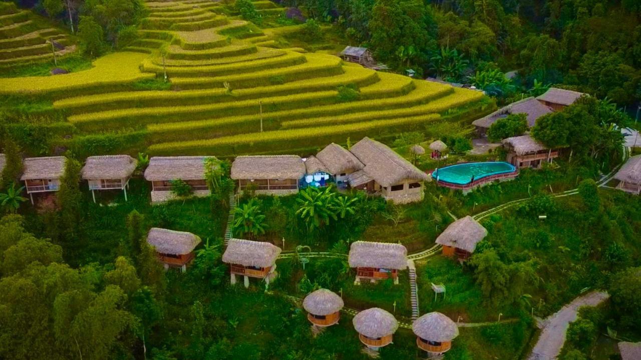 Hoàng Su Phì Bungalow Esterno foto