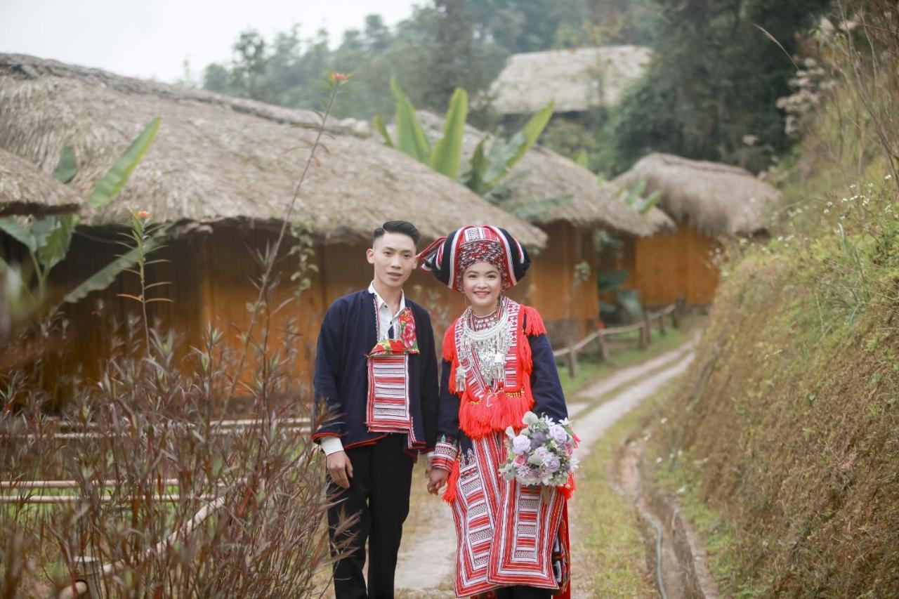Hoàng Su Phì Bungalow Esterno foto
