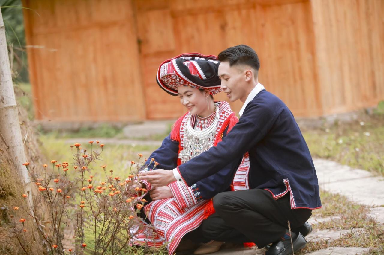Hoàng Su Phì Bungalow Esterno foto