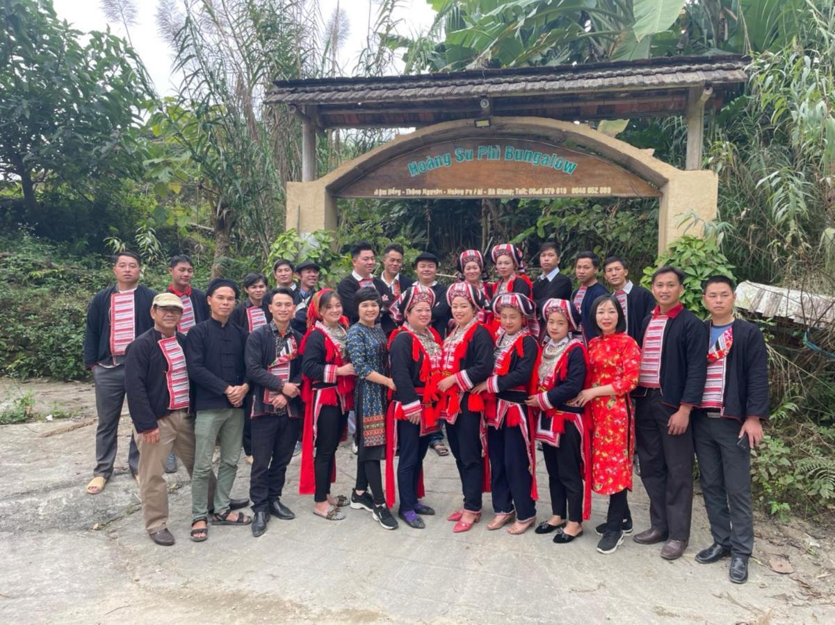 Hoàng Su Phì Bungalow Esterno foto
